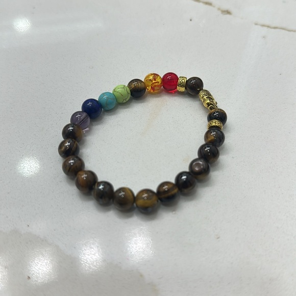 Healing Gemstone Beaded Bracelet for Men & Women 8mm Handmade Stretch Reiki MII1 - Picture 4 of 6